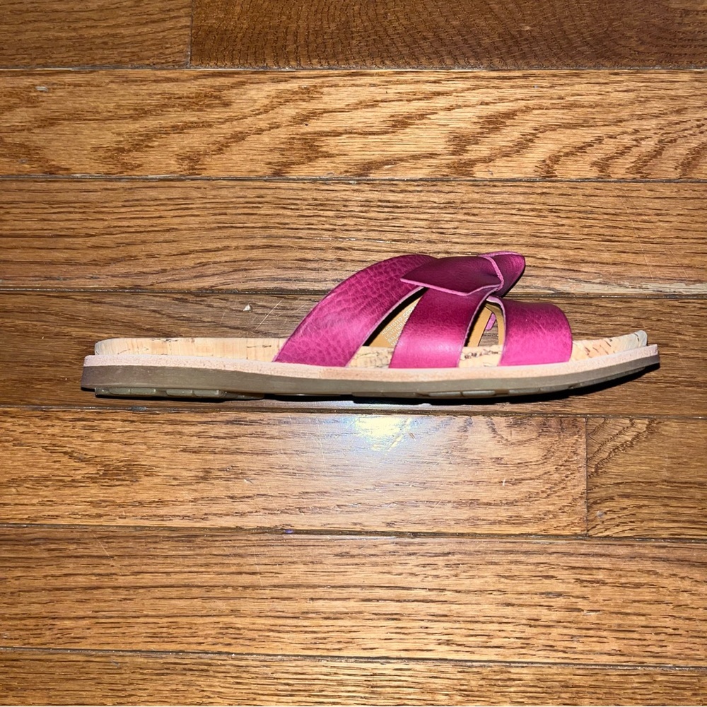 Kork-Ease The Original Brigit Slide Sandals Bright Purple & Tan Women’s Size 6 - Picture 5 of 14